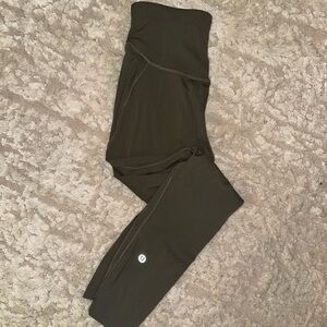 Forest green lululemon leggings